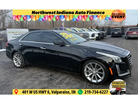 Black 2018 CADILLAC CTS 2.0T LUXURY for sale in Schererville, IN