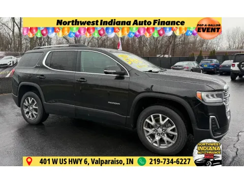 Black 2023 GMC ACADIA SLT for sale in Schererville, IN