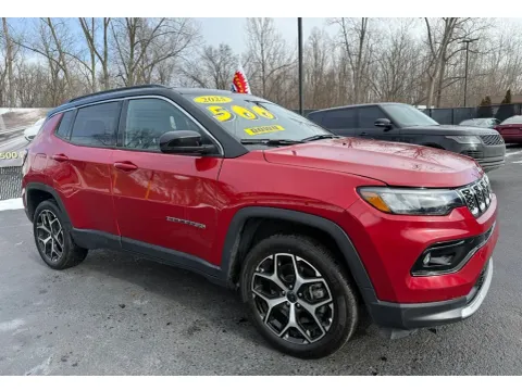 Red 2025 JEEP COMPASS LIMITED for sale in Schererville, IN
