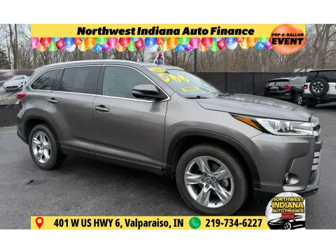 Gray 2019 TOYOTA HIGHLANDER LIMITED for sale in Schererville, IN