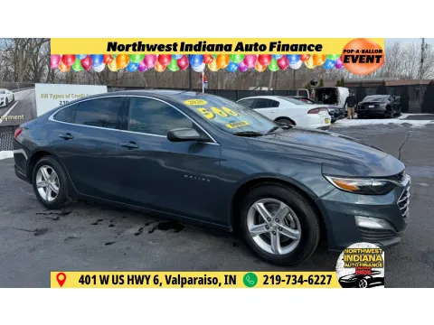 Gray 2020 CHEVROLET MALIBU LS for sale in Schererville, IN