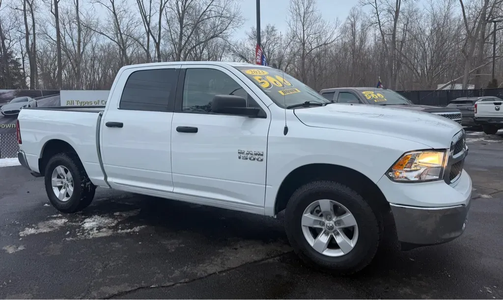 White 2023 RAM 1500 CLASSIC SLT for sale in Schererville, IN