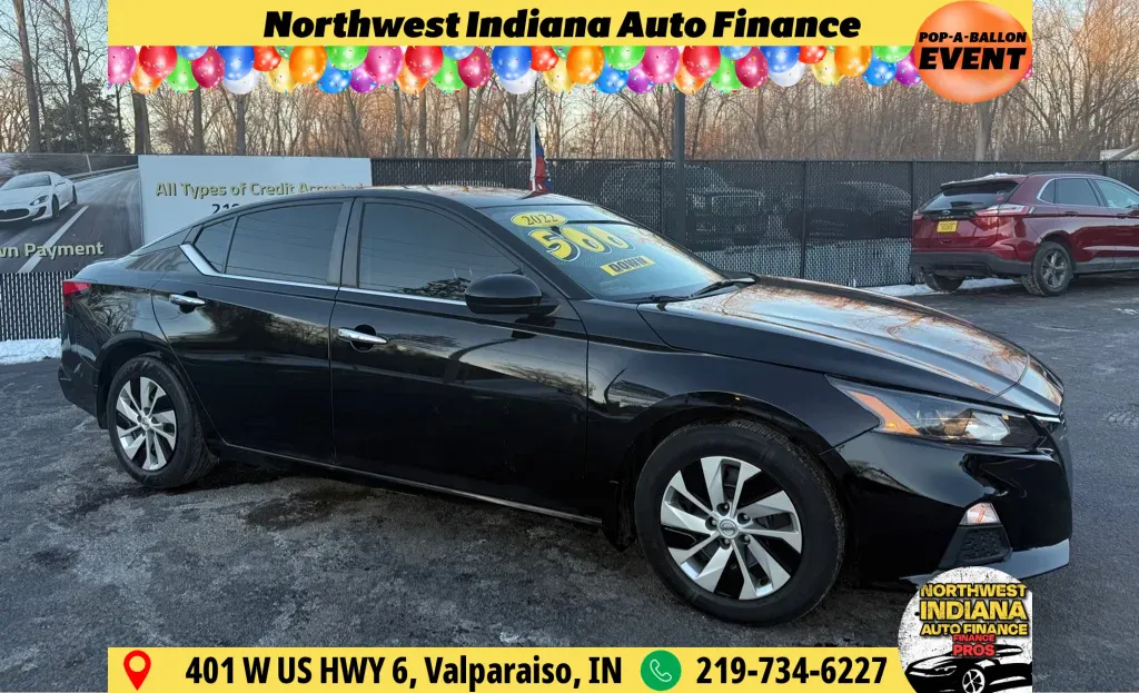 Black 2022 NISSAN ALTIMA 2.5 S for sale in Schererville, IN
