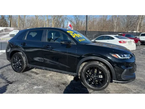 Black 2024 HONDA HR-V SPORT for sale in Schererville, IN