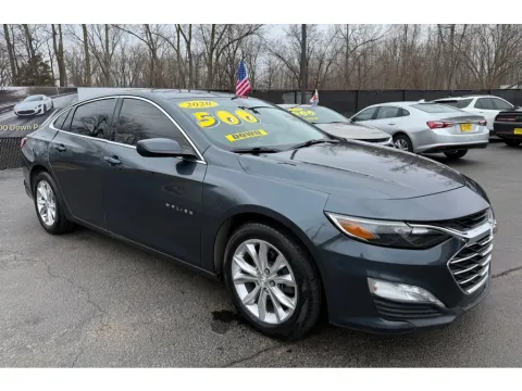 Gray 2020 CHEVROLET MALIBU LT for sale in Schererville, IN