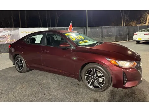 Red 2024 NISSAN SENTRA SV for sale in Schererville, IN