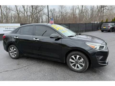 Black 2023 KIA RIO LX for sale in Schererville, IN