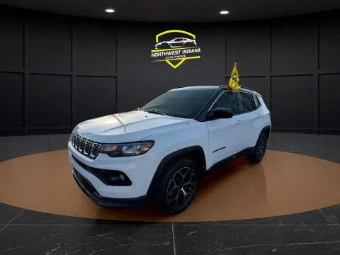 White 2025 JEEP COMPASS LIMITED for sale in Schererville, IN
