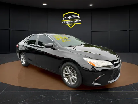 Black 2017 TOYOTA CAMRY SE for sale in Schererville, IN