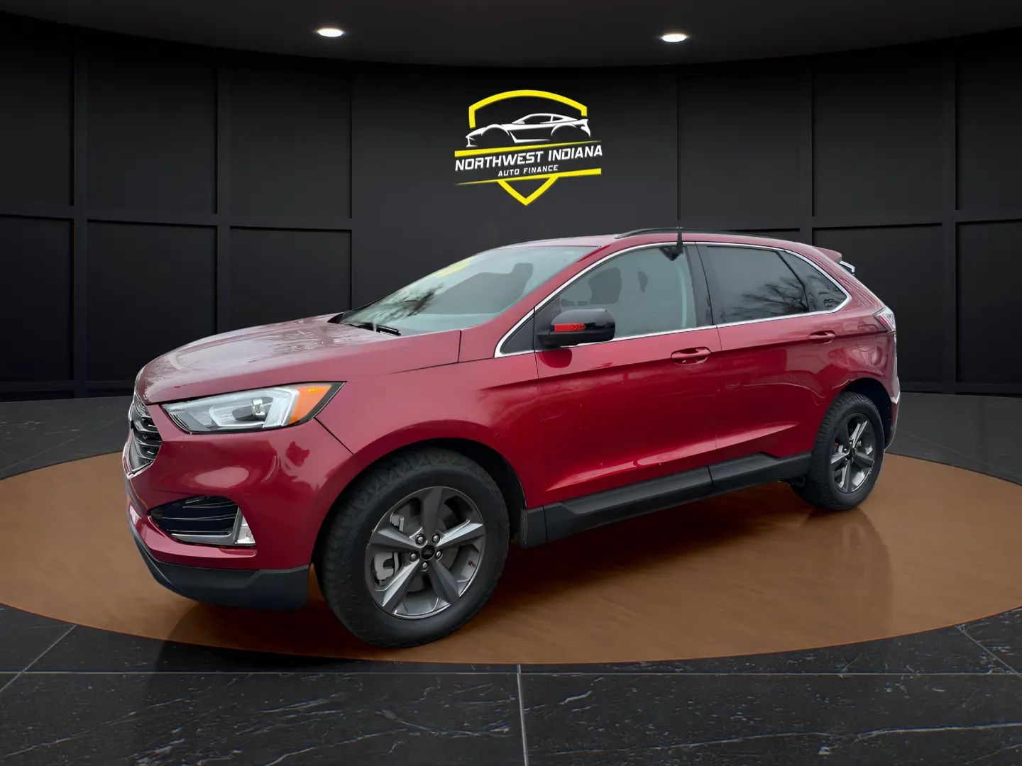 Red 2022 FORD EDGE SEL for sale in Schererville, IN