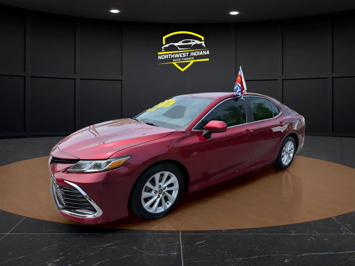 Red 2021 TOYOTA CAMRY LE for sale in Schererville, IN