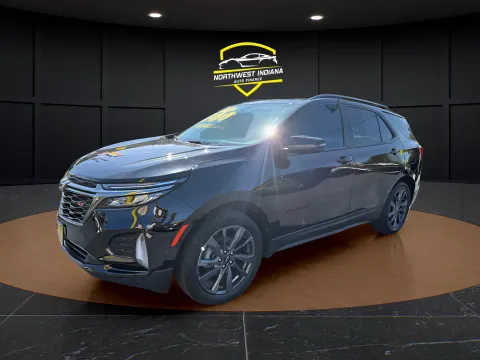 Black 2022 CHEVROLET EQUINOX RS for sale in Schererville, IN
