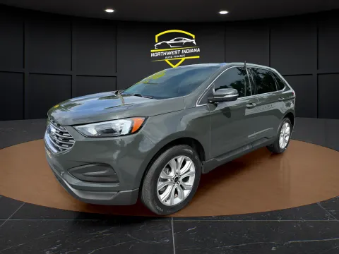 Green 2024 FORD EDGE TITANIUM for sale in Schererville, IN