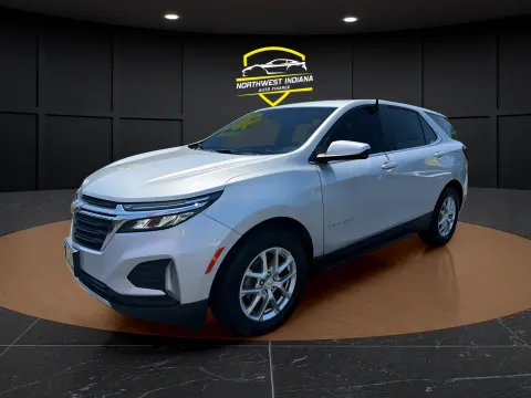 Silver 2022 CHEVROLET EQUINOX LT for sale in Schererville, IN