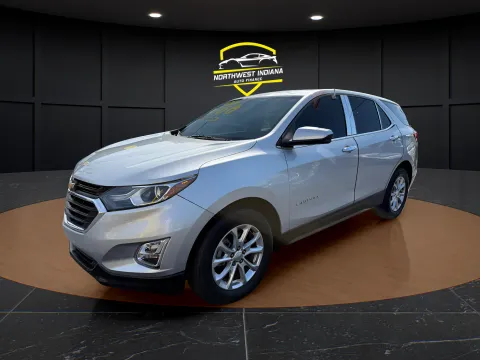 Silver 2021 CHEVROLET EQUINOX LT for sale in Schererville, IN