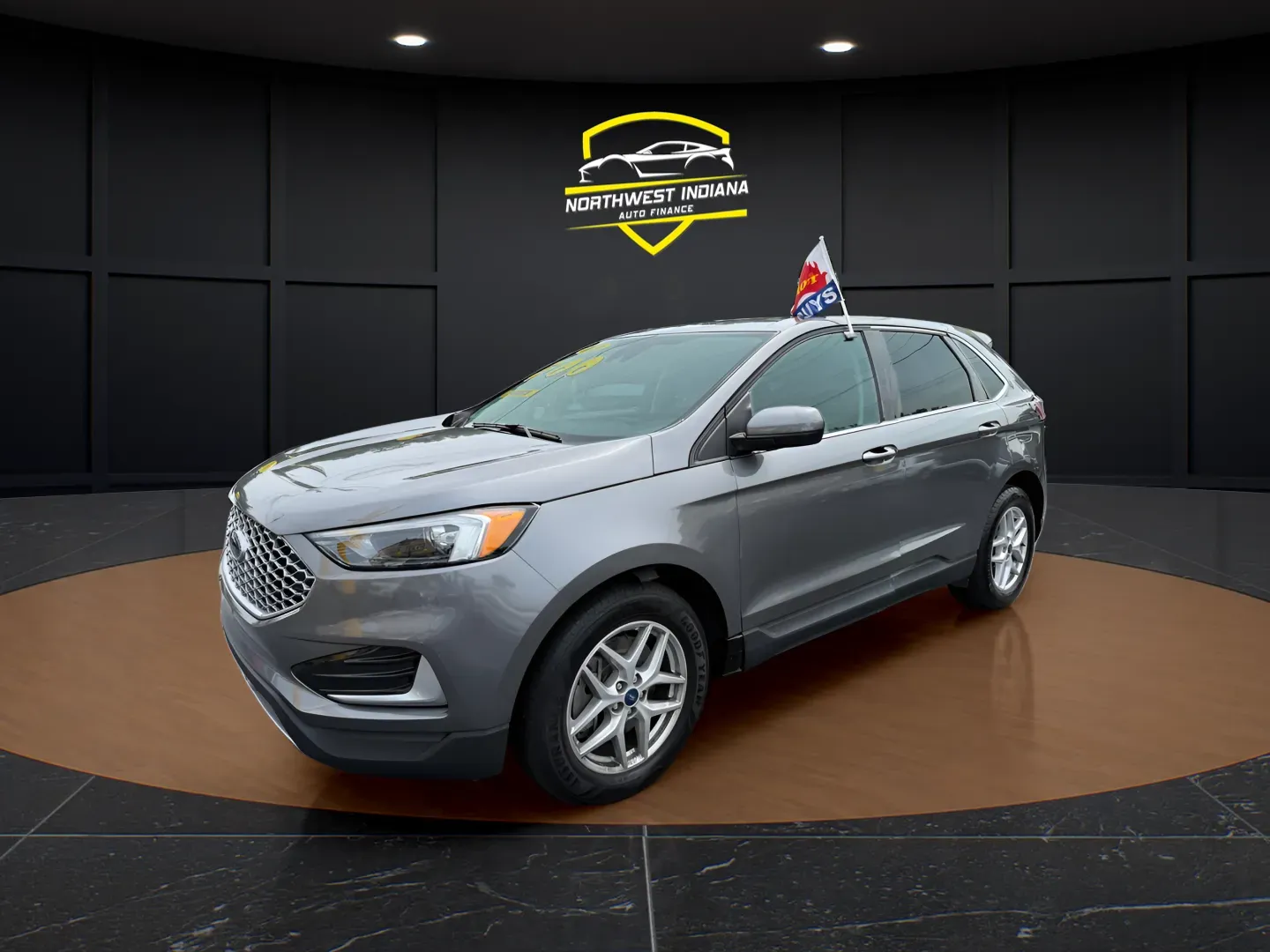 Gray 2024 FORD EDGE SEL for sale in Schererville, IN