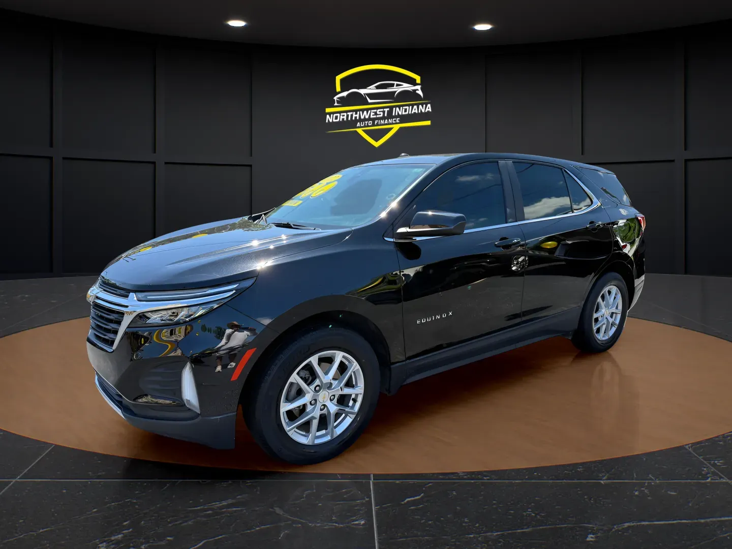 Black 2022 CHEVROLET EQUINOX LT for sale in Schererville, IN