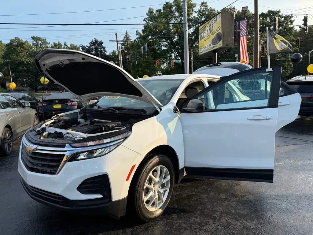White 2024 CHEVROLET EQUINOX LS for sale in Schererville, IN