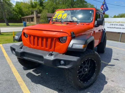 Another view of 2020 Jeep Wrangler Unlimited Sport S for sale in Schererville, IN at NWI Auto Finance Schererville