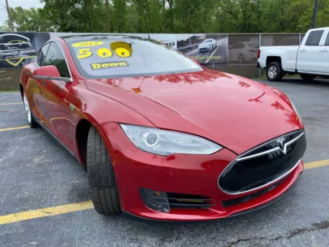 Red 2015 Tesla Model S 70D for sale in Schererville, IN
