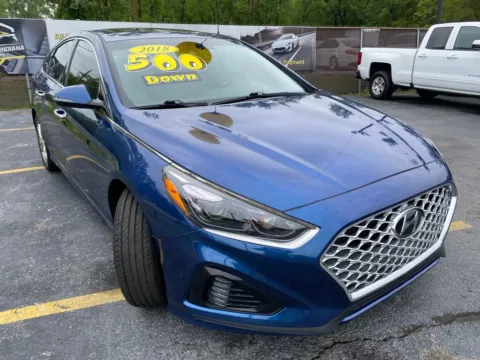 Blue 2018 Hyundai Sonata Limited for sale in Schererville, IN