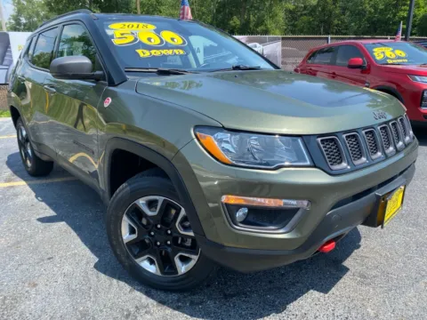 Green 2018 JEEP COMPASS TRAILHAWK for sale in Schererville, IN