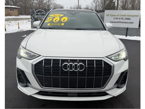 Photos of 2020 AUDI Q3 PREMIUM PLUS S-LINE for sale in Schererville, IN at NWI Auto Finance Schererville