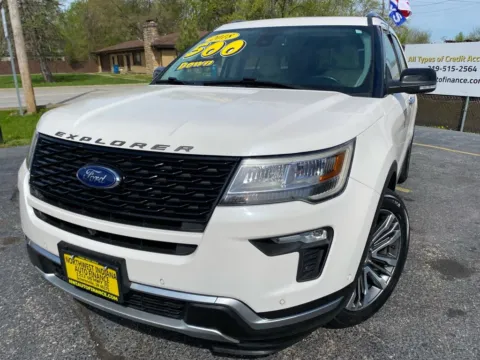 Another view of 2018 Ford Explorer Platinum for sale in Schererville, IN at NWI Auto Finance Schererville