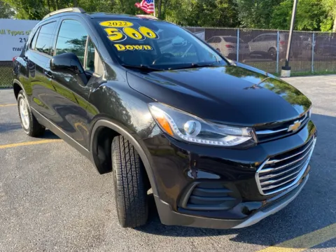 Black 2022 CHEVROLET TRAX 1LT for sale in Schererville, IN