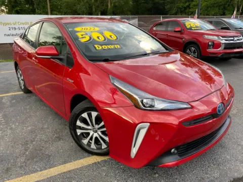 Red 2022 TOYOTA PRIUS LE for sale in Schererville, IN