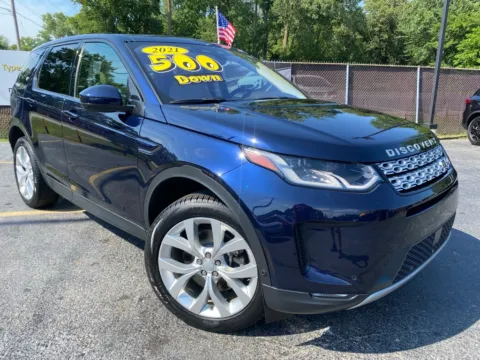 Blue 2021 LAND ROVER DISCOVERY SPORT SE for sale in Schererville, IN