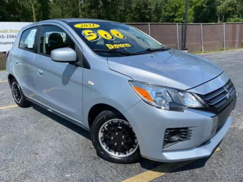 Silver 2021 MITSUBISHI MIRAGE ES for sale in Schererville, IN