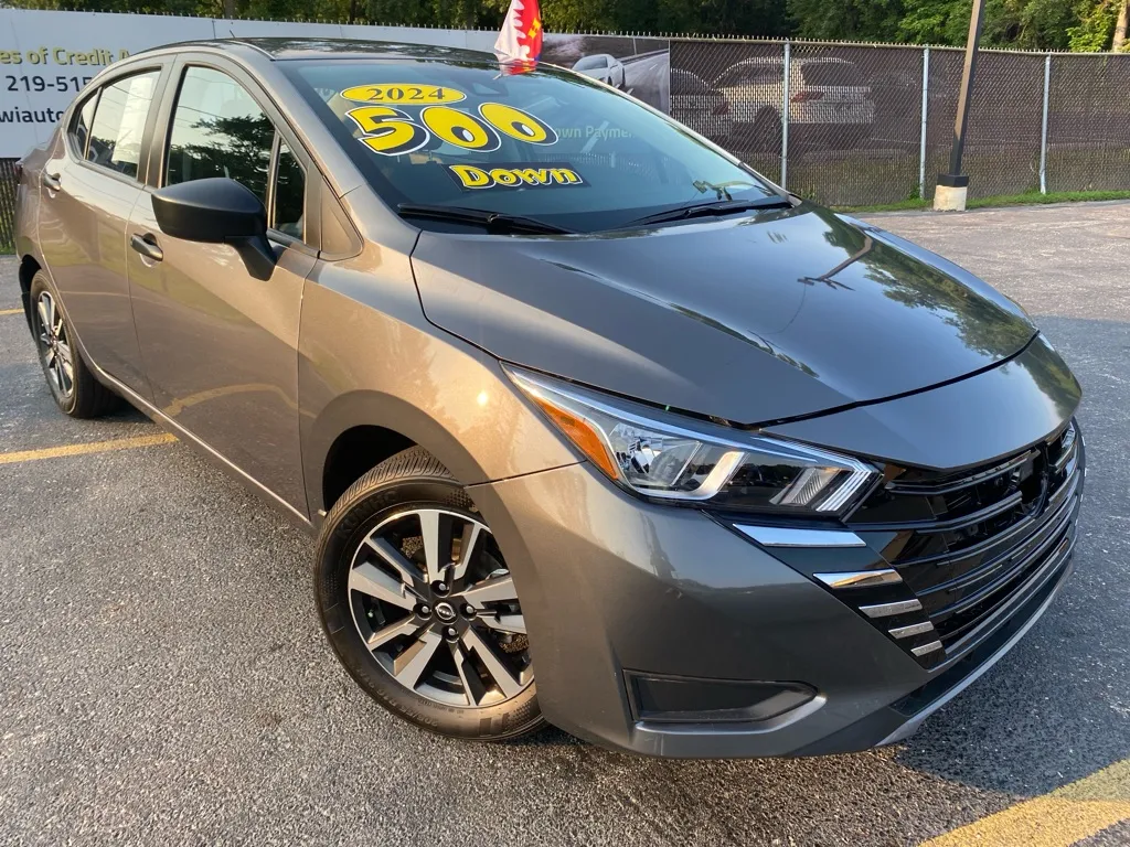 Gray 2024 NISSAN VERSA S for sale in Schererville, IN