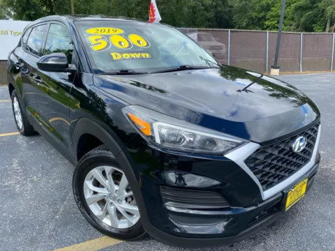 Black 2019 HYUNDAI TUCSON SE for sale in Schererville, IN