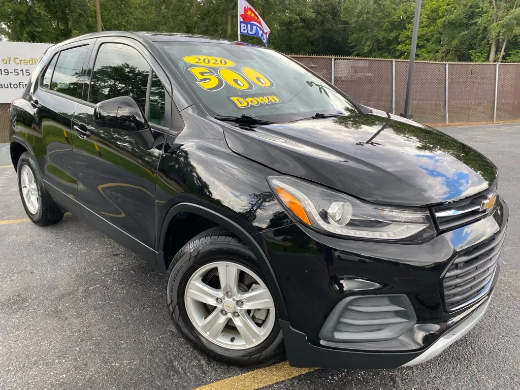Black 2020 CHEVROLET TRAX LS for sale in Schererville, IN