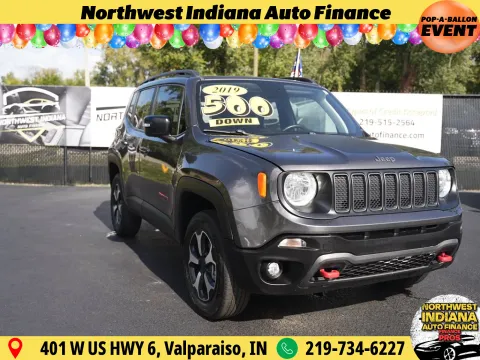 Gray 2019 JEEP RENEGADE TRAILHAWK for sale in Schererville, IN
