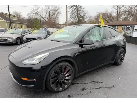 Another view of 2021 TESLA MODEL Y PERFORMANCE for sale in Schererville, IN at NWI Auto Finance Schererville