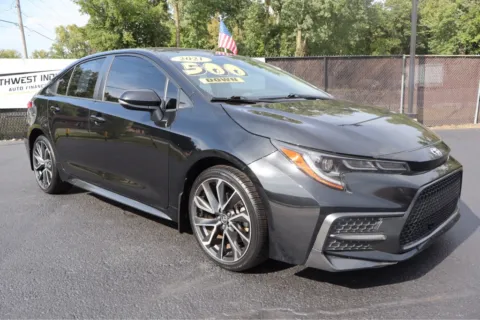 Black 2021 TOYOTA COROLLA SE for sale in Schererville, IN