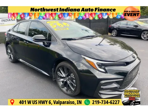 Black 2024 TOYOTA COROLLA SE for sale in Schererville, IN