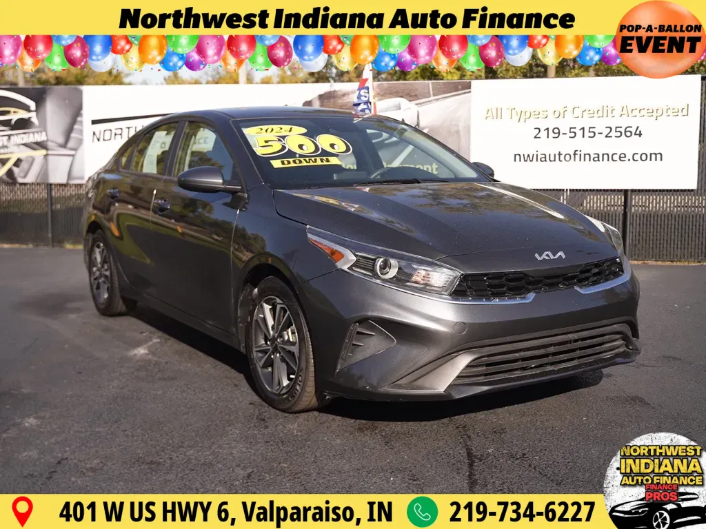 Gray 2024 KIA FORTE LX for sale in Schererville, IN