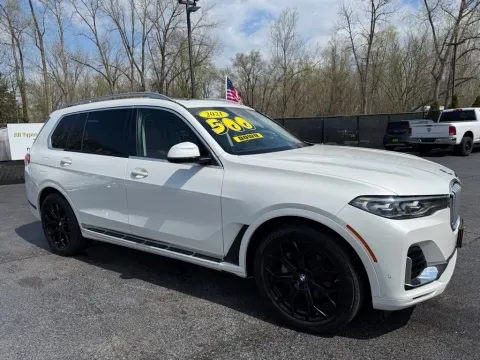 White 2021 BMW X7 XDRIVE40I for sale in Schererville, IN