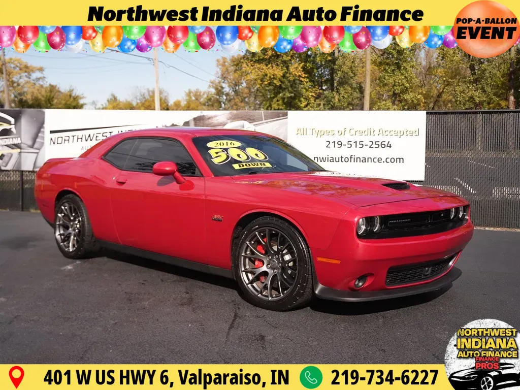 Red 2016 DODGE CHALLENGER SRT 392 for sale in Schererville, IN
