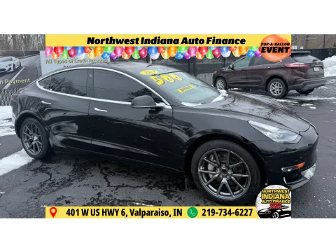 Black 2019 TESLA MODEL 3 for sale in Schererville, IN