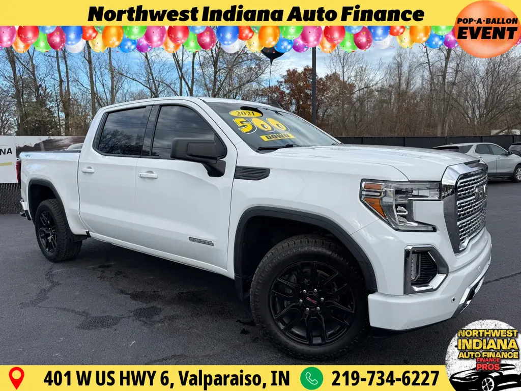 White 2021 GMC SIERRA 1500 ELEVATION for sale in Schererville, IN