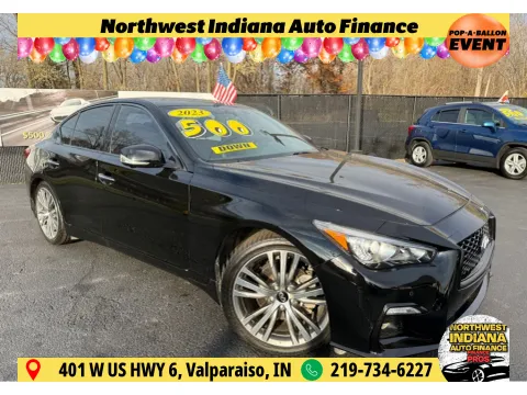 Black 2023 INFINITI Q50 SENSORY for sale in Schererville, IN