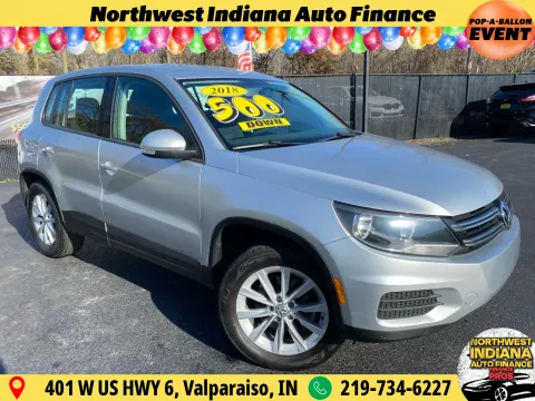 Silver 2018 VOLKSWAGEN TIGUAN LIMITED 2.0T for sale in Schererville, IN