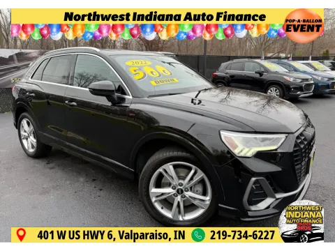 Black 2022 AUDI Q3 PREMIUM PLUS S LINE 45 for sale in Schererville, IN