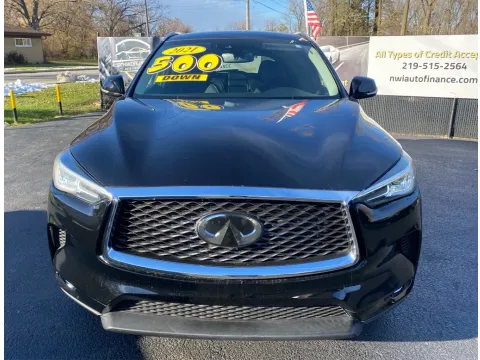 Photos of 2021 INFINITI QX50 LUXE for sale in Schererville, IN at NWI Auto Finance Schererville