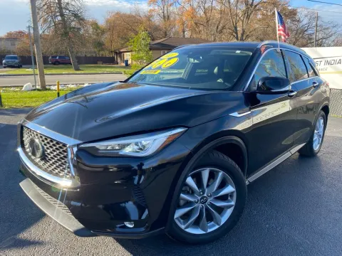 Another view of 2021 INFINITI QX50 LUXE for sale in Schererville, IN at NWI Auto Finance Schererville