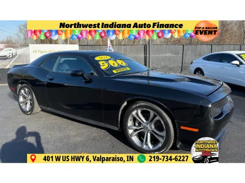 Black 2021 DODGE CHALLENGER R/T for sale in Schererville, IN